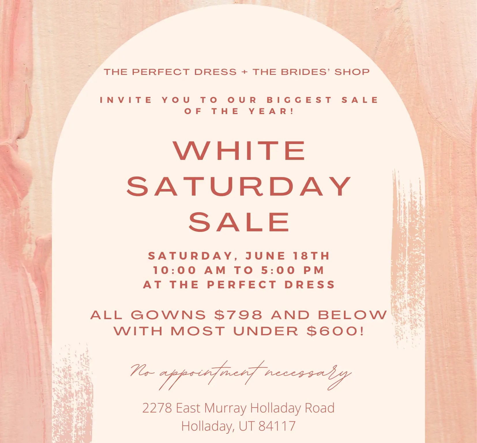 White Saturday Sale Main Image